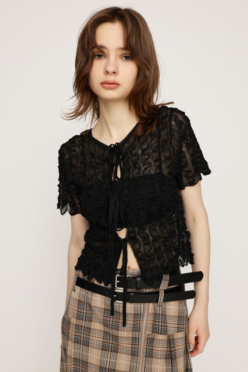 SLY「SHEER 2WAY トップス」|ニット・セーター|