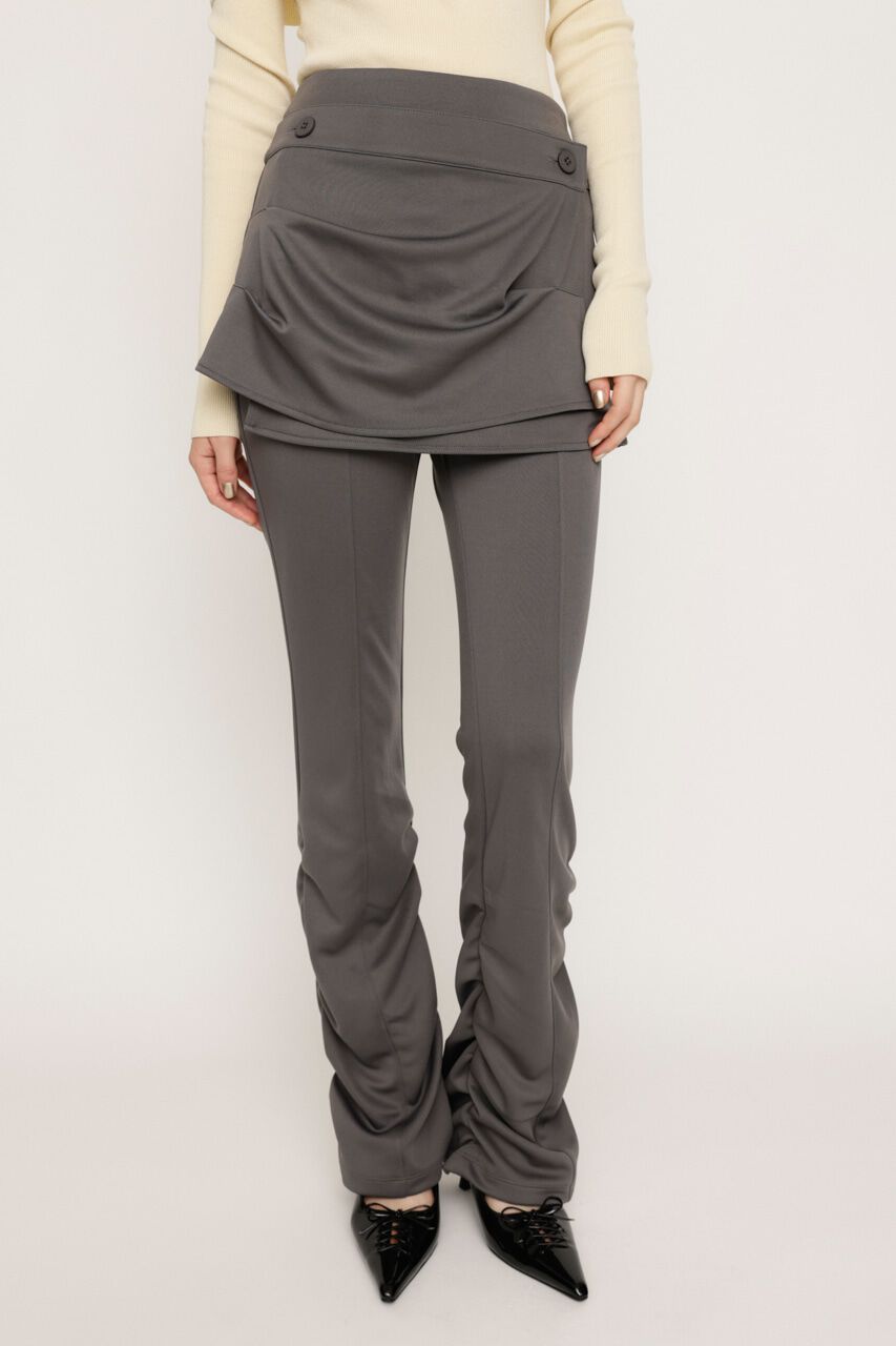 SLY「WRAP SK LAYERED FLARE パンツ」|その他|GRY