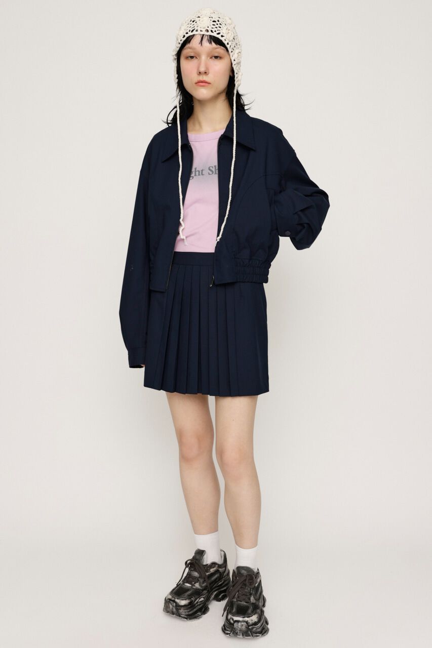 SLY「FRONT PLEATS ショートスカート」|スカート|