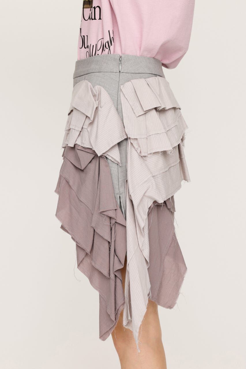 SLY「FRILL DRAPE スコート」|スカート|