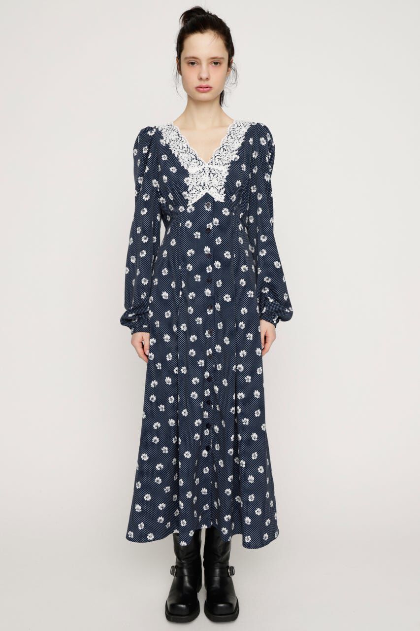 SLY「DOT GARDEN RETRO ドレス」|ワンピース|