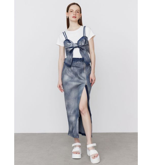 CALNAMUR「BIJOU RING GYATHER SPORTS SANDALS/ビジューリングギャザースポーツサンダル」|その他|