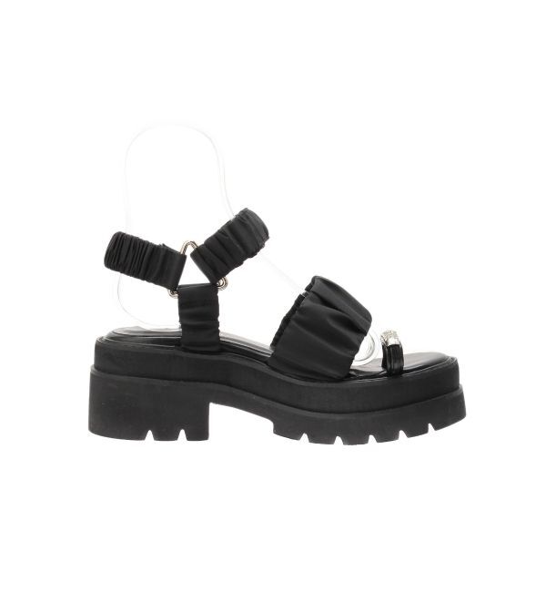 CALNAMUR「BIJOU RING GYATHER SPORTS SANDALS/ビジューリングギャザースポーツサンダル」|その他|
