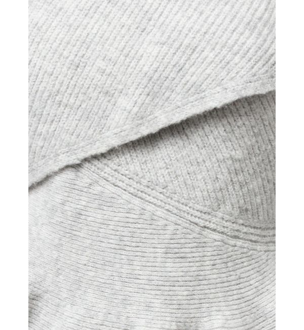 CALNAMUR「クロスデザインニットミニワンピース」|ワンピース|