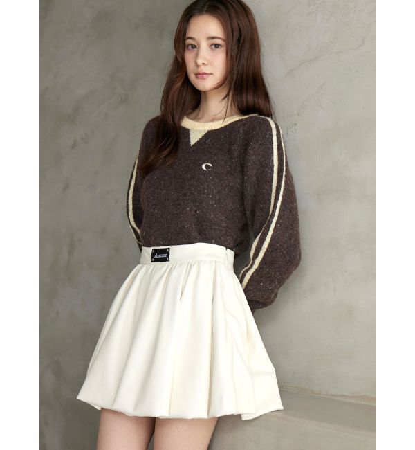 CALNAMUR「バックロゴジャガードユニフォームボディスーツ」|ニット・セーター|