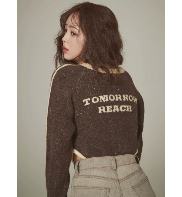 CALNAMUR「バックロゴジャガードユニフォームボディスーツ」|ニット・セーター|