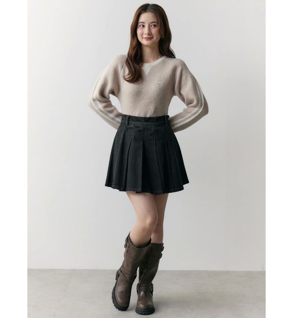 CALNAMUR「バックロゴジャガードユニフォームボディスーツ」|ニット・セーター|