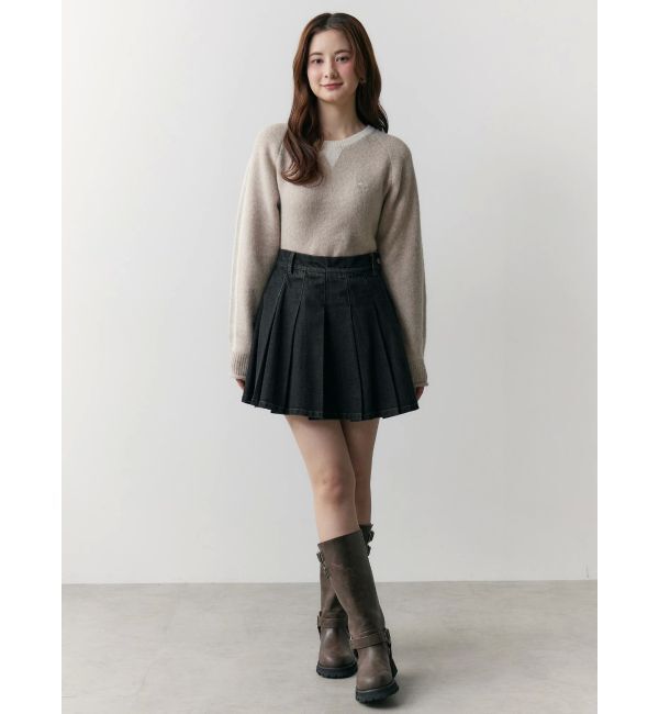 CALNAMUR「バックロゴジャガードユニフォームボディスーツ」|ニット・セーター|