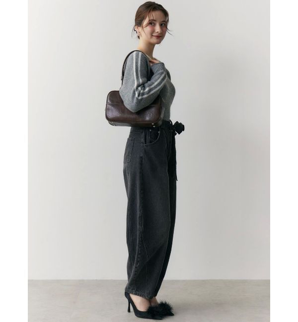 CALNAMUR「バックロゴジャガードユニフォームボディスーツ」|ニット・セーター|