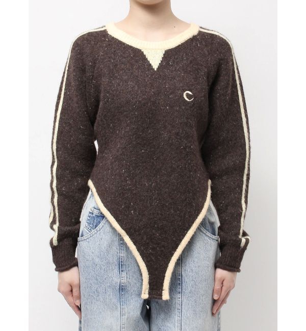 CALNAMUR「バックロゴジャガードユニフォームボディスーツ」|ニット・セーター|