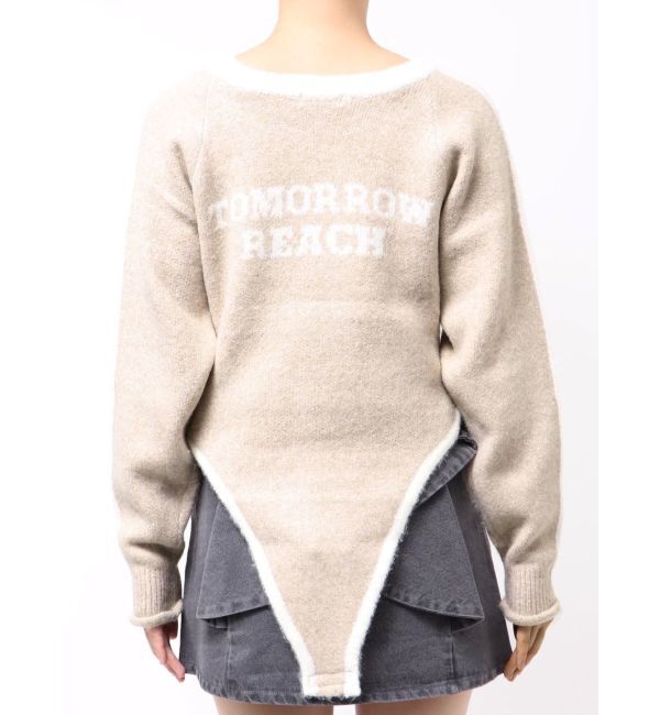 CALNAMUR「バックロゴジャガードユニフォームボディスーツ」|ニット・セーター|