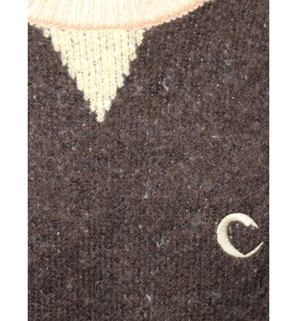 CALNAMUR「バックロゴジャガードユニフォームボディスーツ」|ニット・セーター|