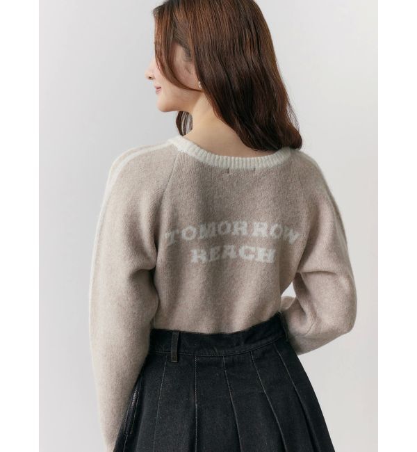 CALNAMUR「バックロゴジャガードユニフォームボディスーツ」|ニット・セーター|