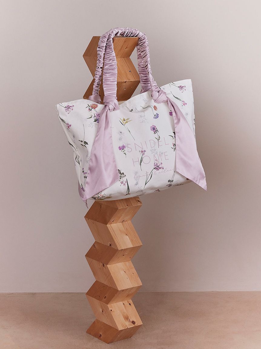 SNIDEL HOME「オーガニックキャンバストート -BIG-（FLOWER）」|トートバッグ|