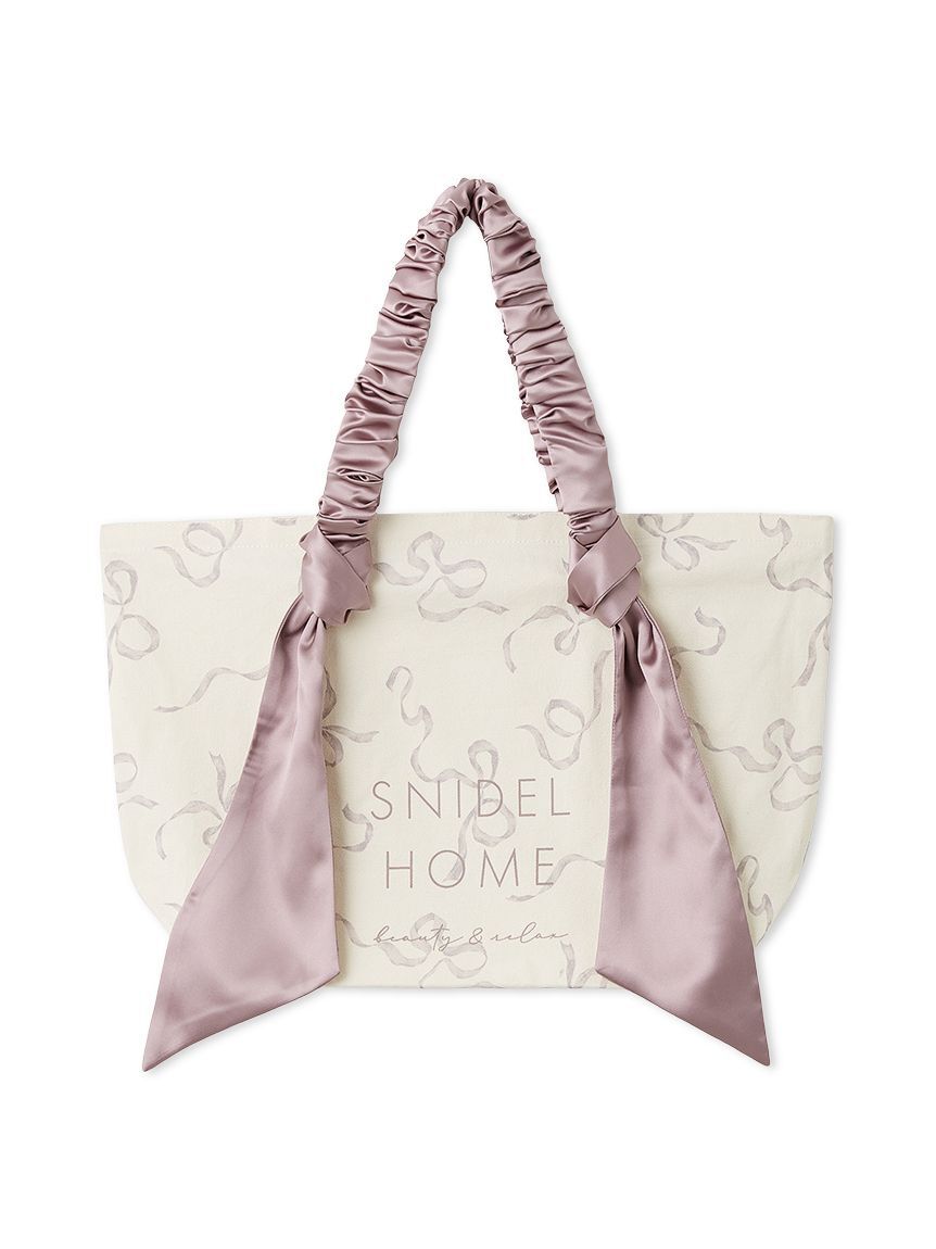 SNIDEL HOME「オーガニックキャンバストート-BIG-（RIBBON）」|トートバッグ|PBEG