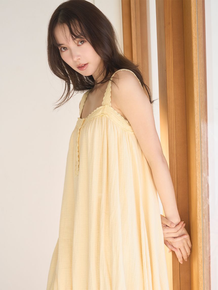 SNIDEL HOME「コットンガーゼマーメイドワンピース」|ルームウェア|