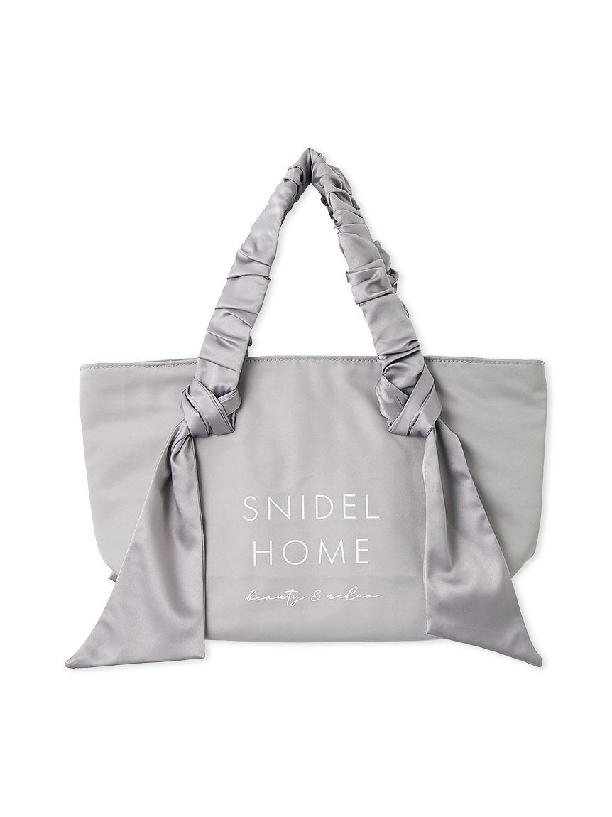SNIDEL HOME「【保冷機能付き】リボントートバック」|トートバッグ|LGRY