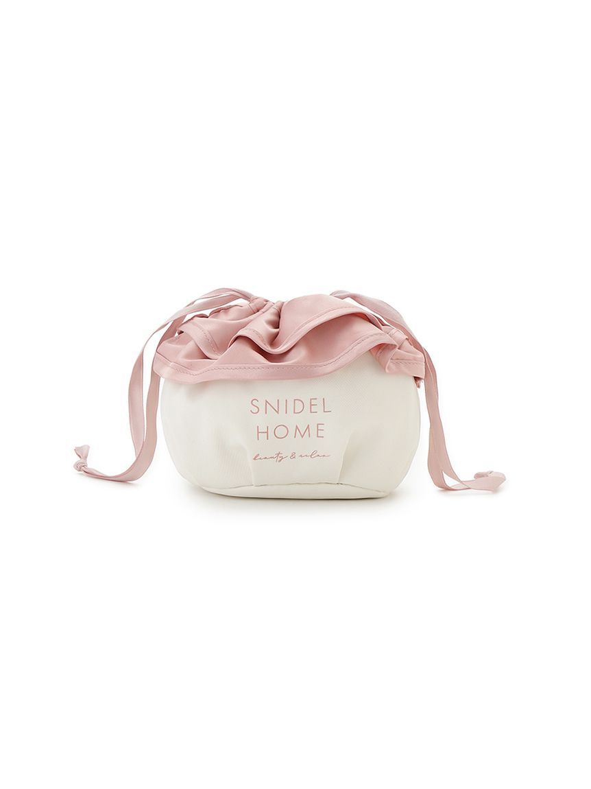 SNIDEL HOME「【保冷機能付き】フリル巾着ポーチ」|ポーチ|LPNK