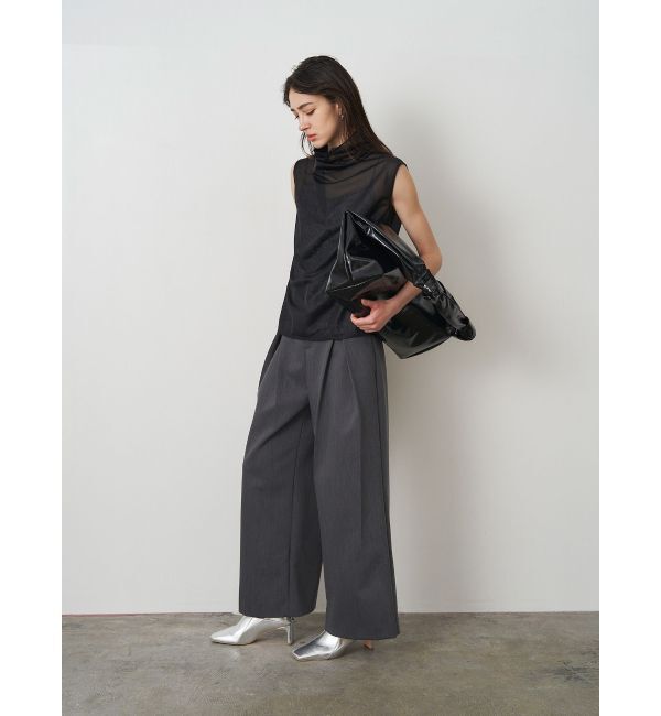 ELENDEEK「SHINY CAMI SET SHEER BL」|シャツ・ブラウス|