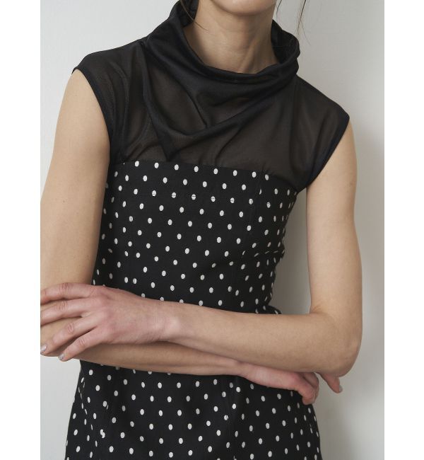 ELENDEEK「SHINY CAMI SET SHEER BL」|シャツ・ブラウス|