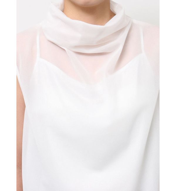 ELENDEEK「SHINY CAMI SET SHEER BL」|シャツ・ブラウス|