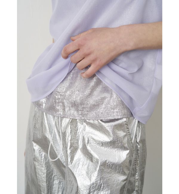 ELENDEEK「SHINY CAMI SET SHEER BL」|シャツ・ブラウス|