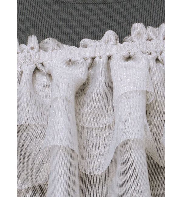 RESEXXY「ラメチュールキャミセットニットトップス【セットアップ着用可能】」|ニット・セーター|