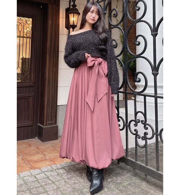 RESEXXY「リボンベルトバルーンスカート」|スカート|