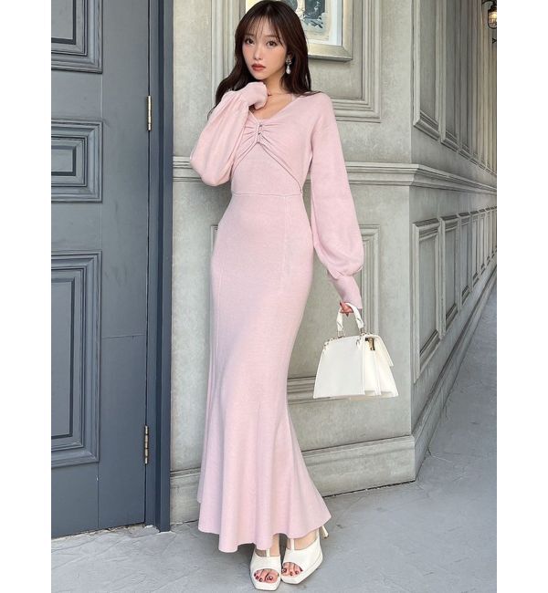 RESEXXY「レイヤードマーメイドニットワンピース」|ワンピース|