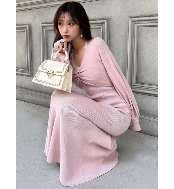 RESEXXY「レイヤードマーメイドニットワンピース」|ワンピース|