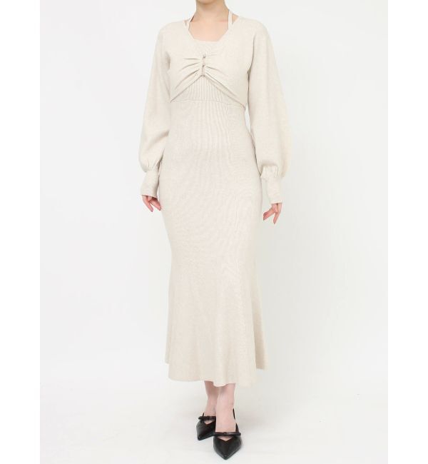 RESEXXY「レイヤードマーメイドニットワンピース」|ワンピース|