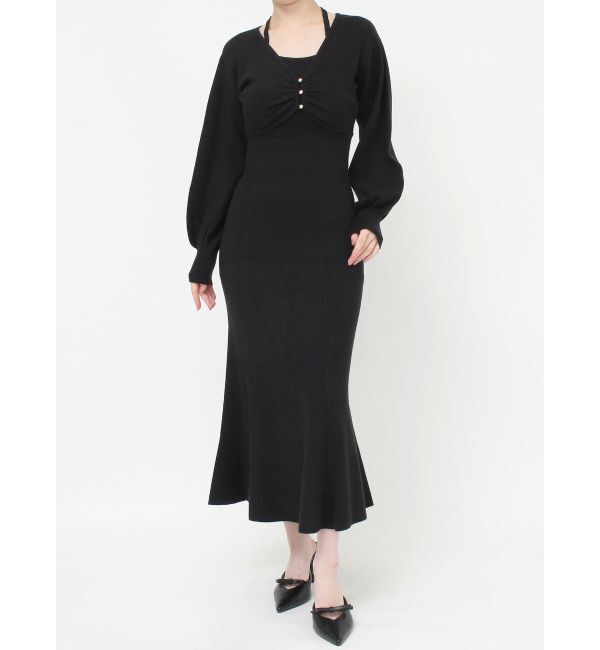 RESEXXY「レイヤードマーメイドニットワンピース」|ワンピース|