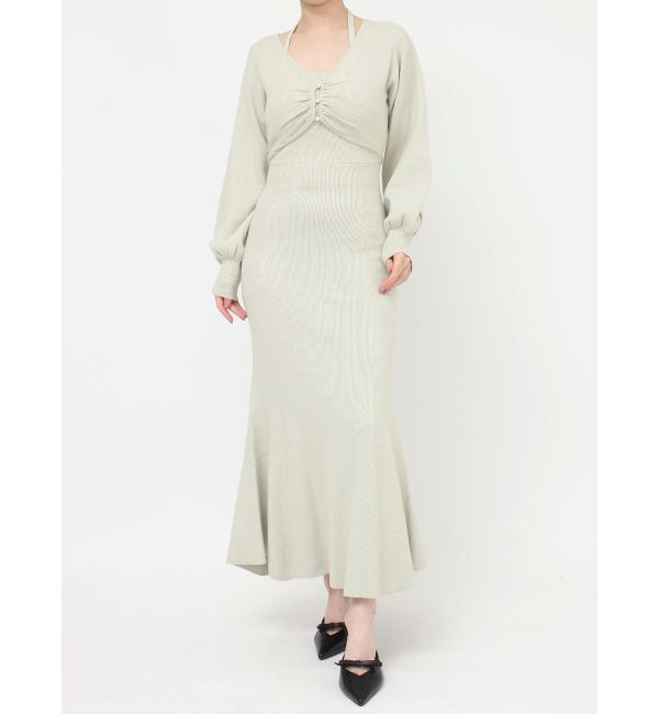 RESEXXY「レイヤードマーメイドニットワンピース」|ワンピース|