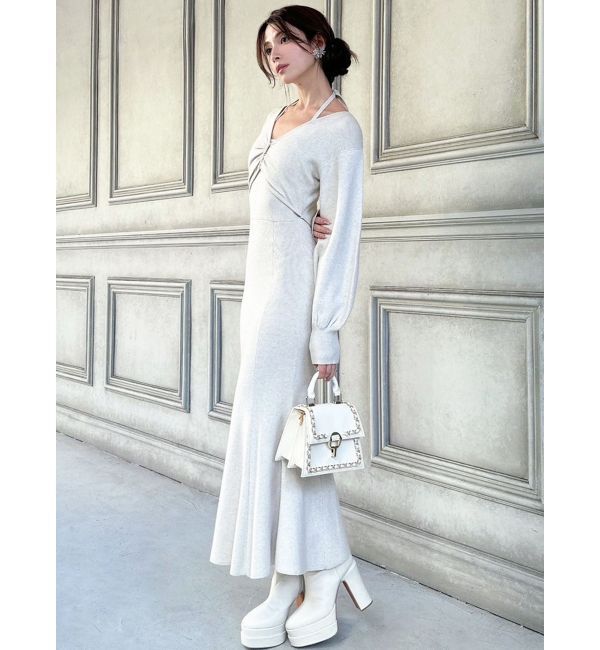 RESEXXY「レイヤードマーメイドニットワンピース」|ワンピース|