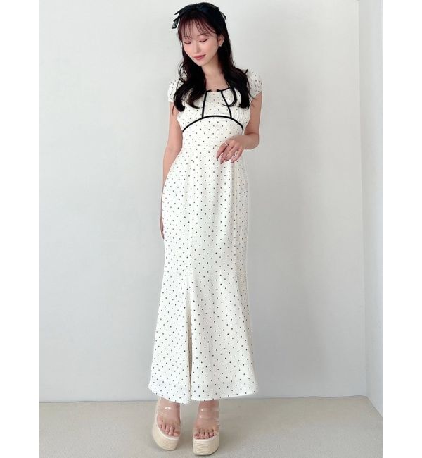 RESEXXY「バイカラーパイピングマーメイドワンピース」|ワンピース|