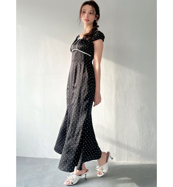 RESEXXY「バイカラーパイピングマーメイドワンピース」|ワンピース|