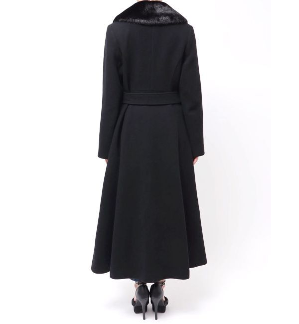 RESEXXY「ショートビーバーウールロングコート」|その他|