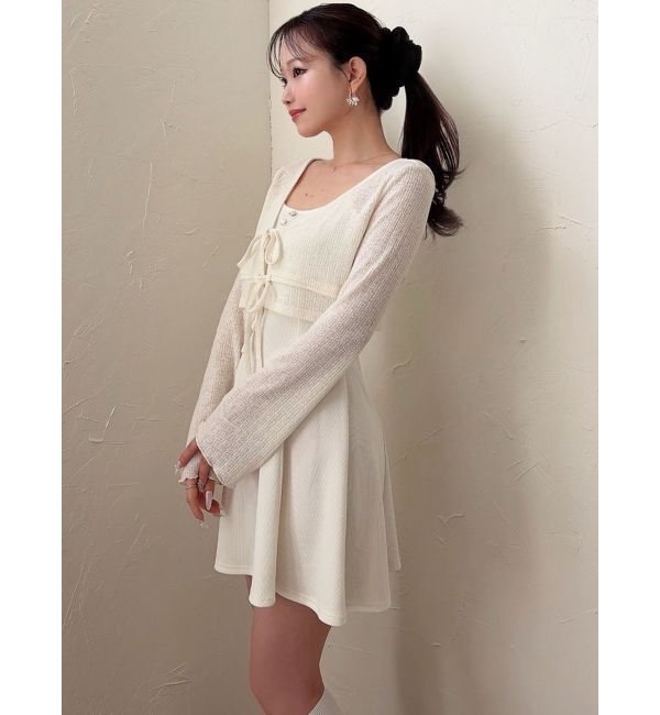 RESEXXY「カットアンサンブルミニワンピース」|ワンピース|