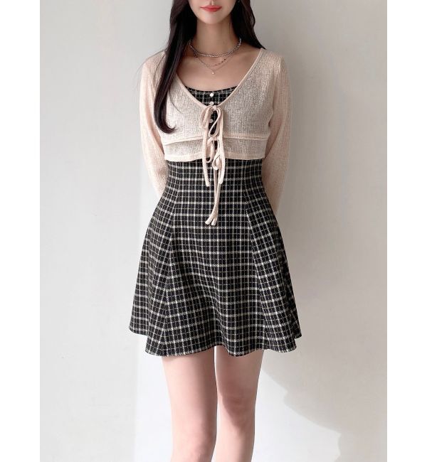 RESEXXY「カットアンサンブルミニワンピース」|ワンピース|