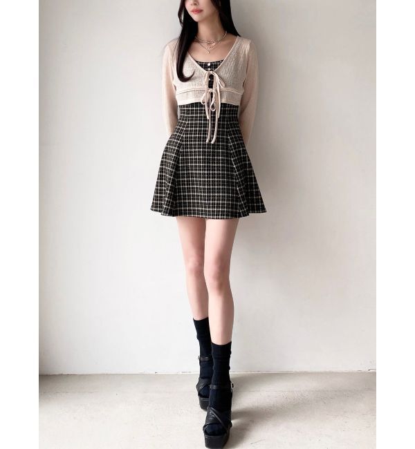 RESEXXY「カットアンサンブルミニワンピース」|ワンピース|