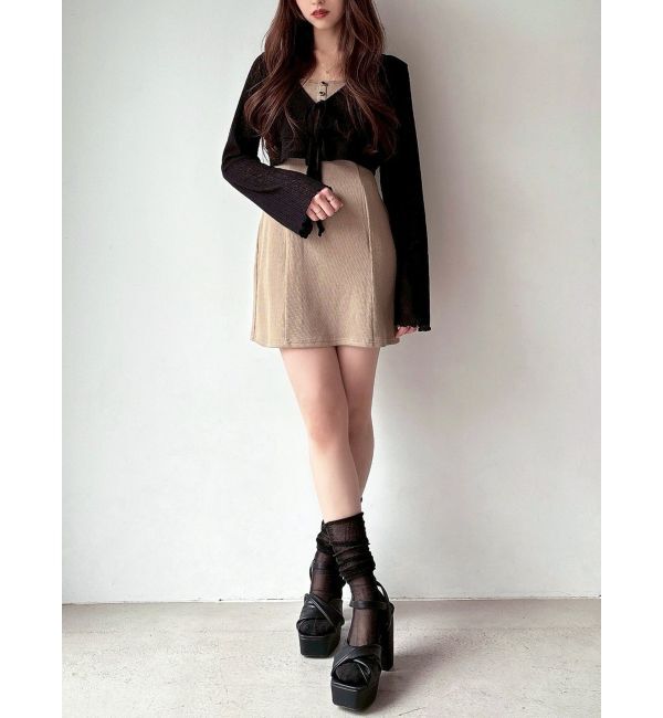 RESEXXY「カットアンサンブルミニワンピース」|ワンピース|