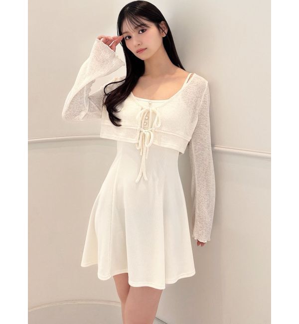 RESEXXY「カットアンサンブルミニワンピース」|ワンピース|