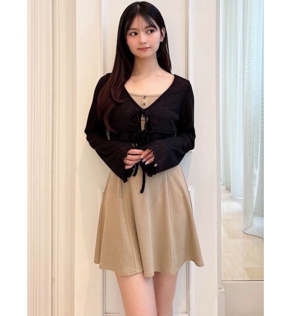 RESEXXY「カットアンサンブルミニワンピース」|ワンピース|