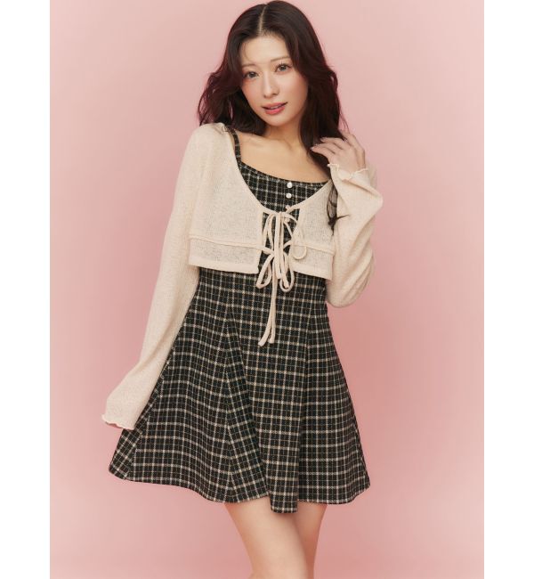 RESEXXY「カットアンサンブルミニワンピース」|ワンピース|