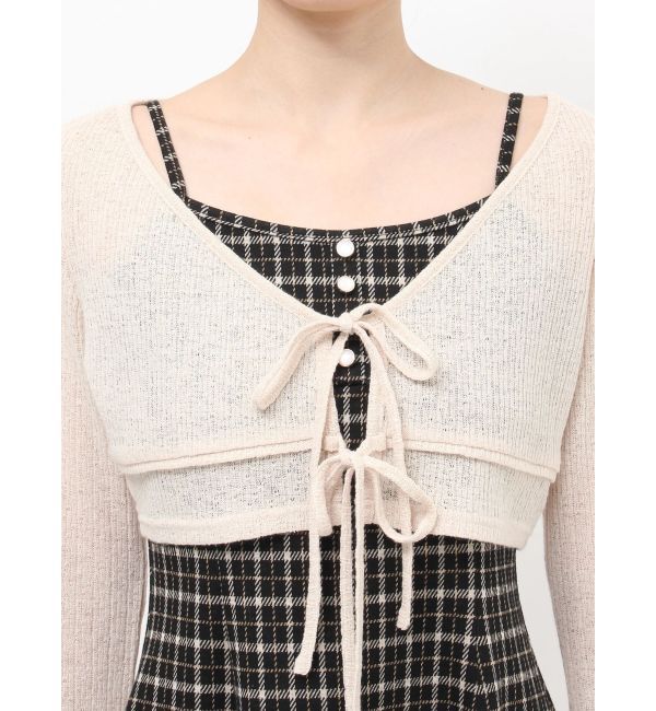 RESEXXY「カットアンサンブルミニワンピース」|ワンピース|