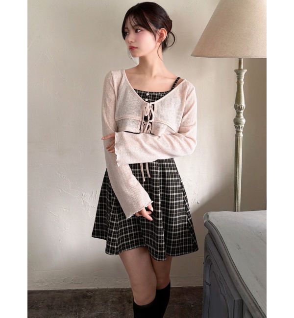 RESEXXY「カットアンサンブルミニワンピース」|ワンピース|