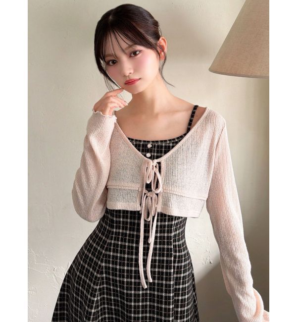 RESEXXY「カットアンサンブルミニワンピース」|ワンピース|