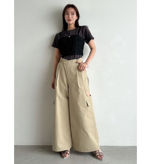 dazzlin「サイドオープンカーゴワイドパンツ」|その他|