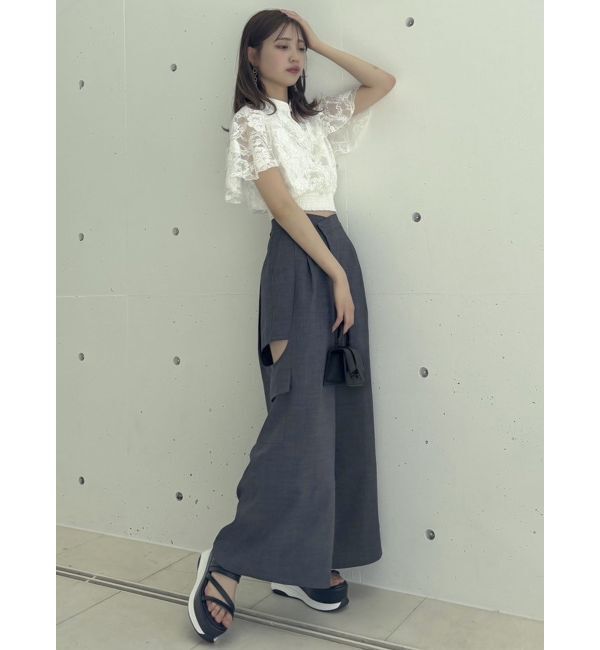 dazzlin「サイドオープンカーゴワイドパンツ」|その他|