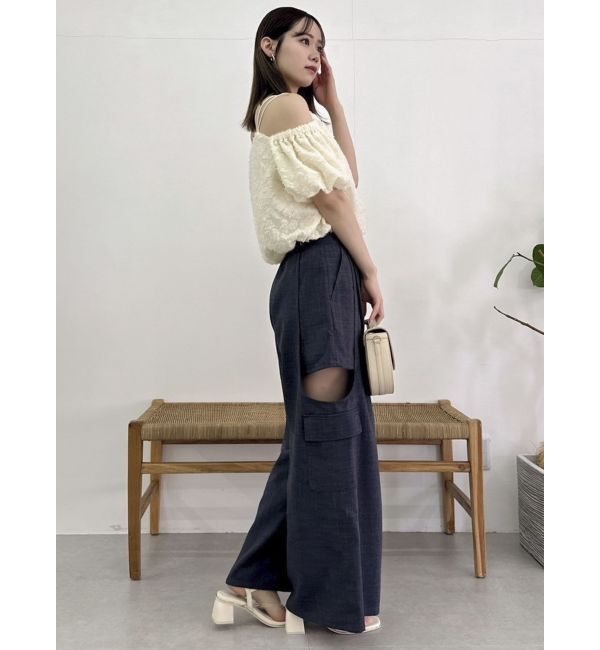 dazzlin「サイドオープンカーゴワイドパンツ」|その他|